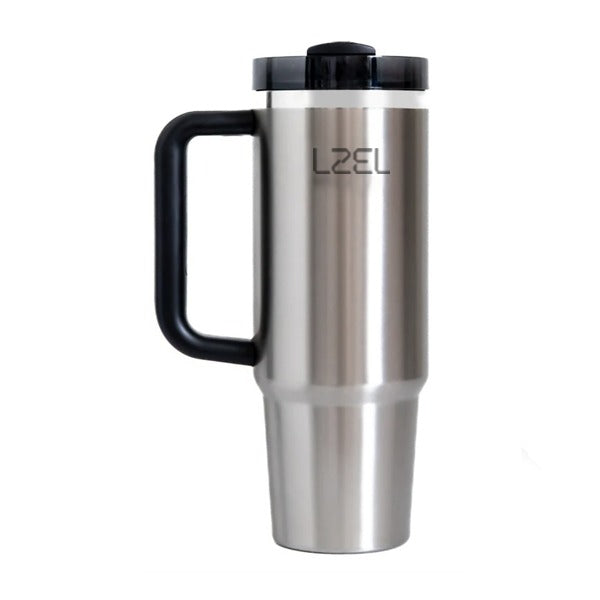 LZEL Tumbler With Handle 1100ML Aqua Pure Vacuum Insulated | Steel LZEL Tumbler With Handle 1100ML Aqua Pure Vacuum Insulated | Steel